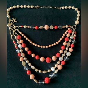 Kenneth lane Collier mode griffee five layer necklace